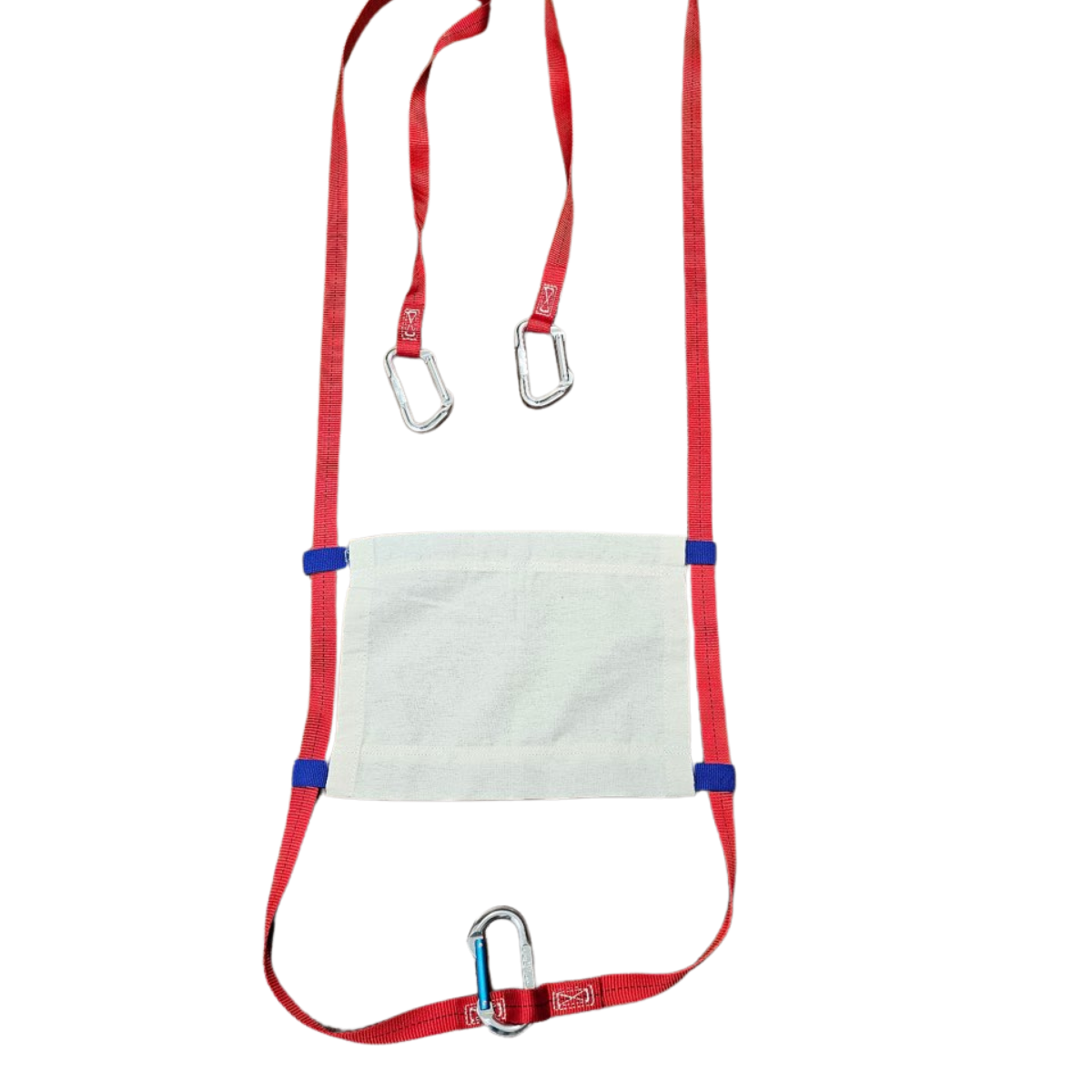 Hands free extractor Safety harness with red straps HFE